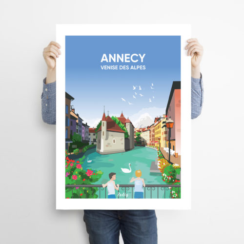 ANNECY Canaux Man