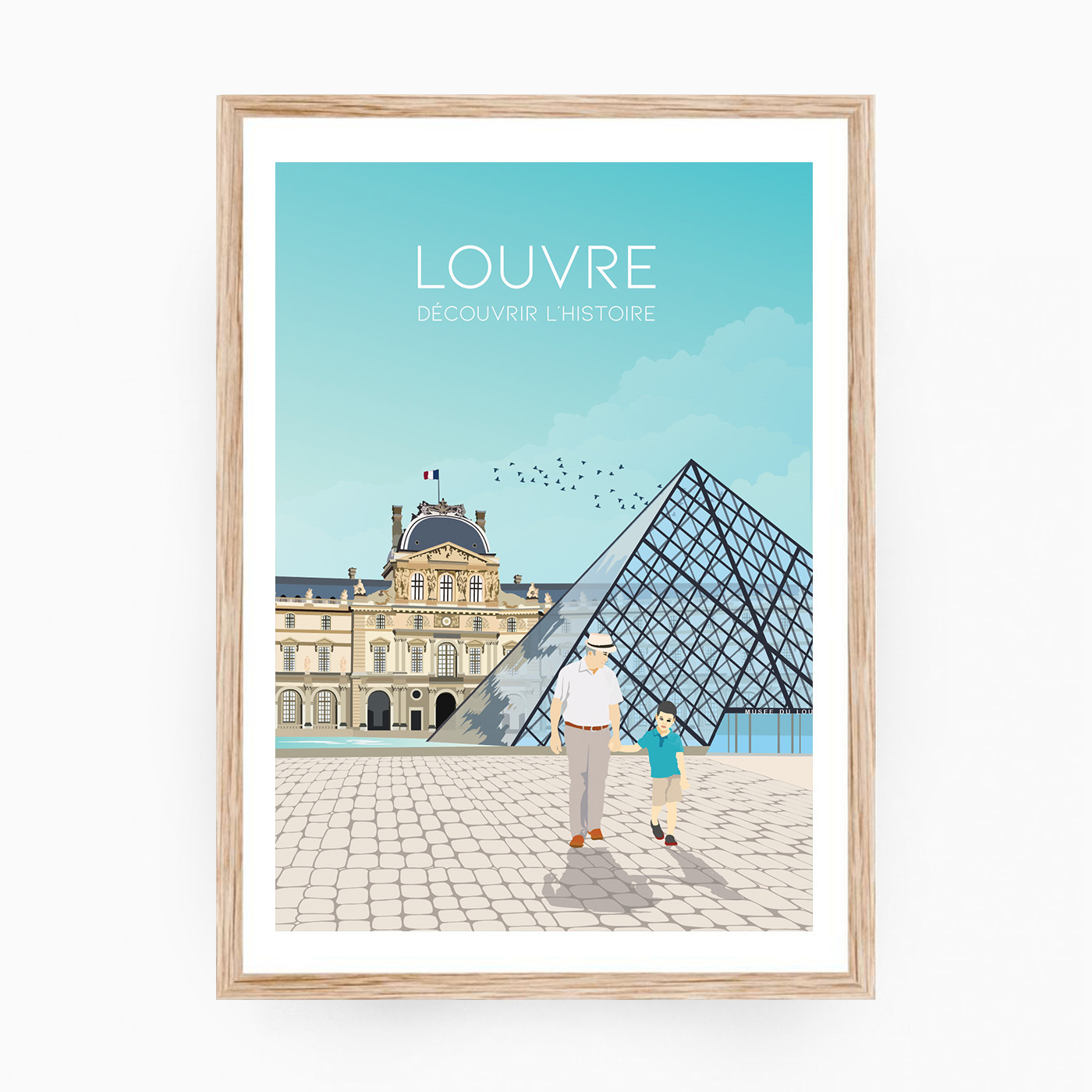Poster Le Louvre - Le Poster Français