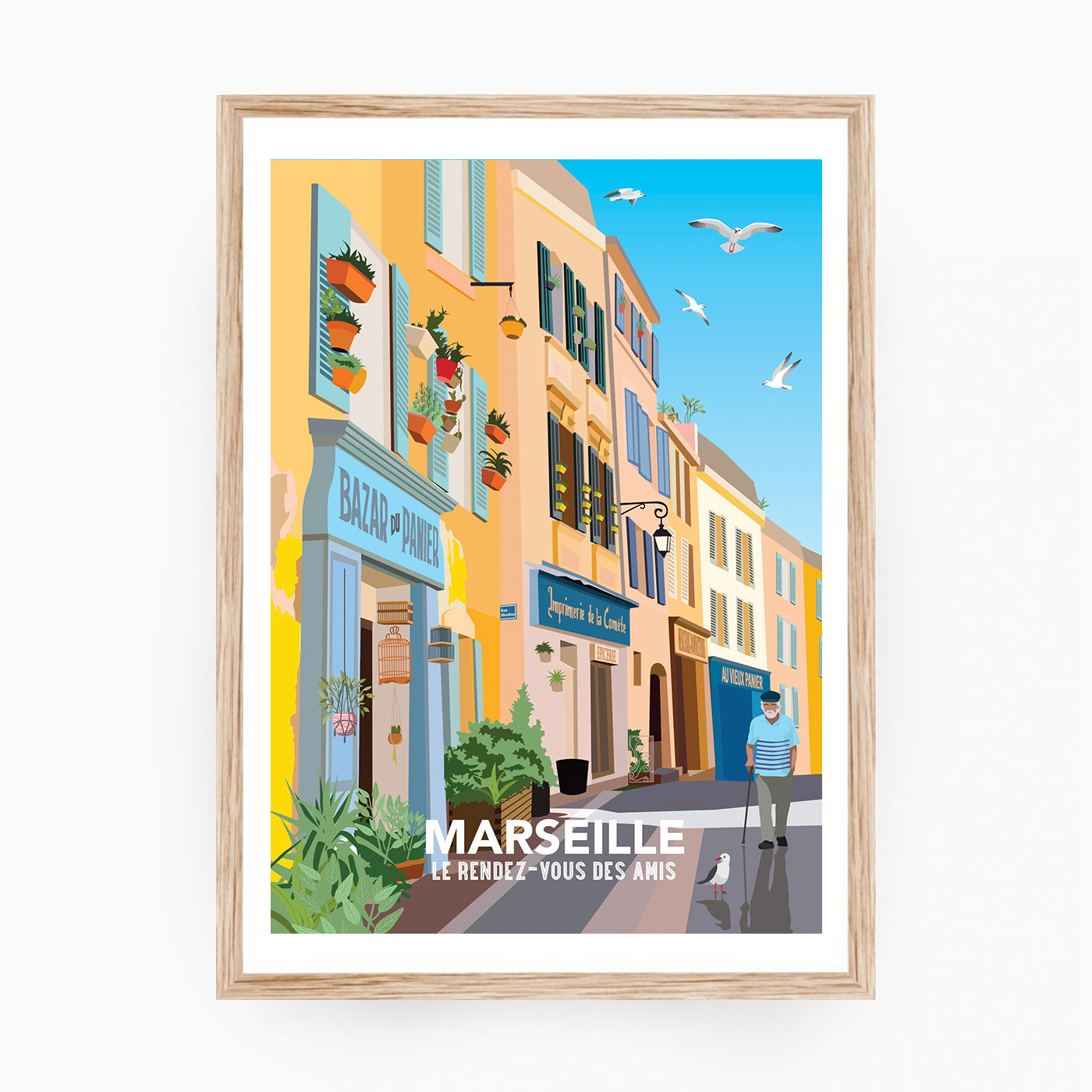 Affiche ville de Marseille