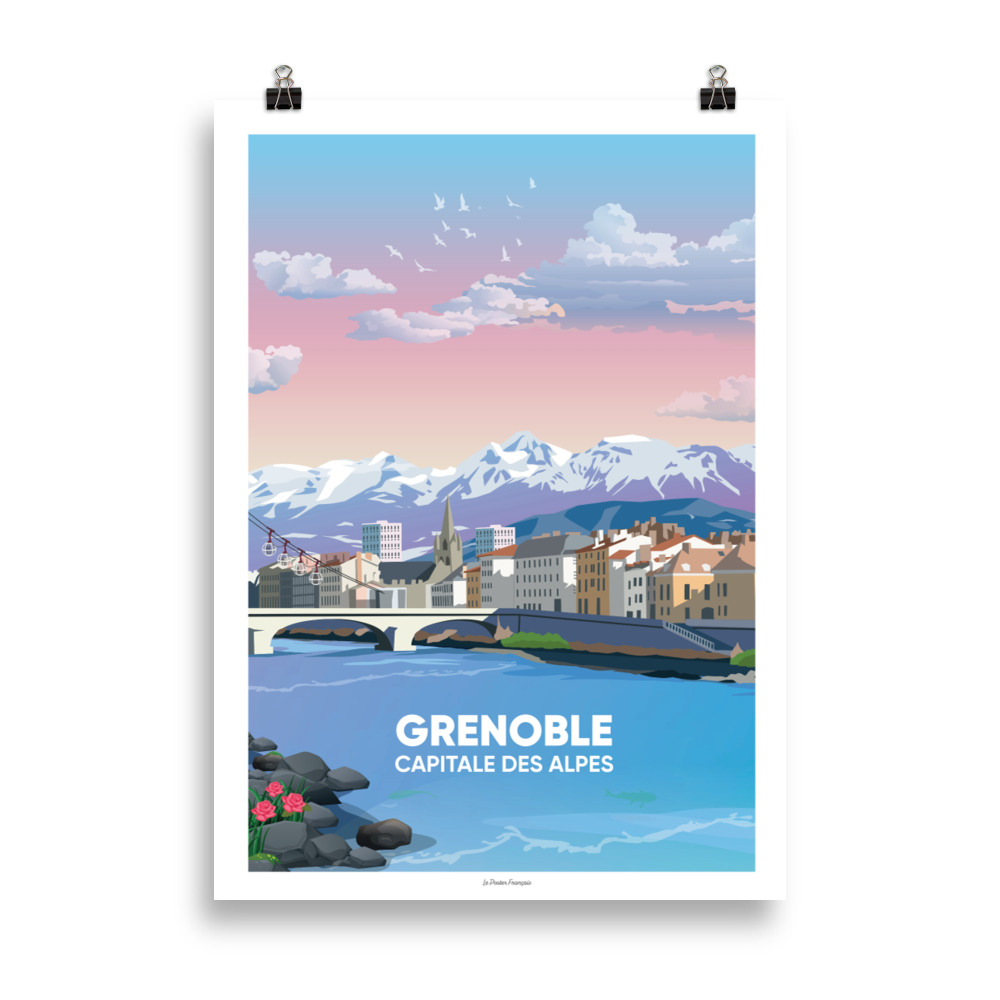 Poster Grenoble - Le Poster Français